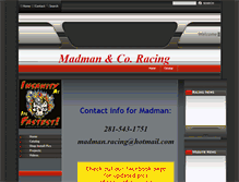 Tablet Screenshot of madmanandcoracing.com